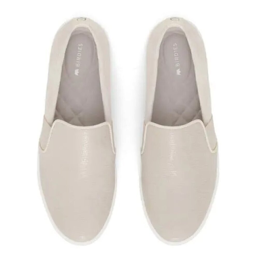 Birdies Swift Embossed Leather Suede Slip-On Sneakers
